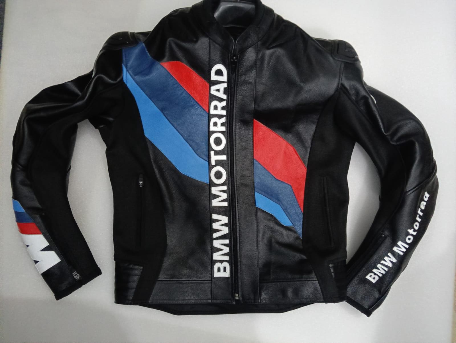 BMW Motorrad Leather Motorcycle Jacket — Racing