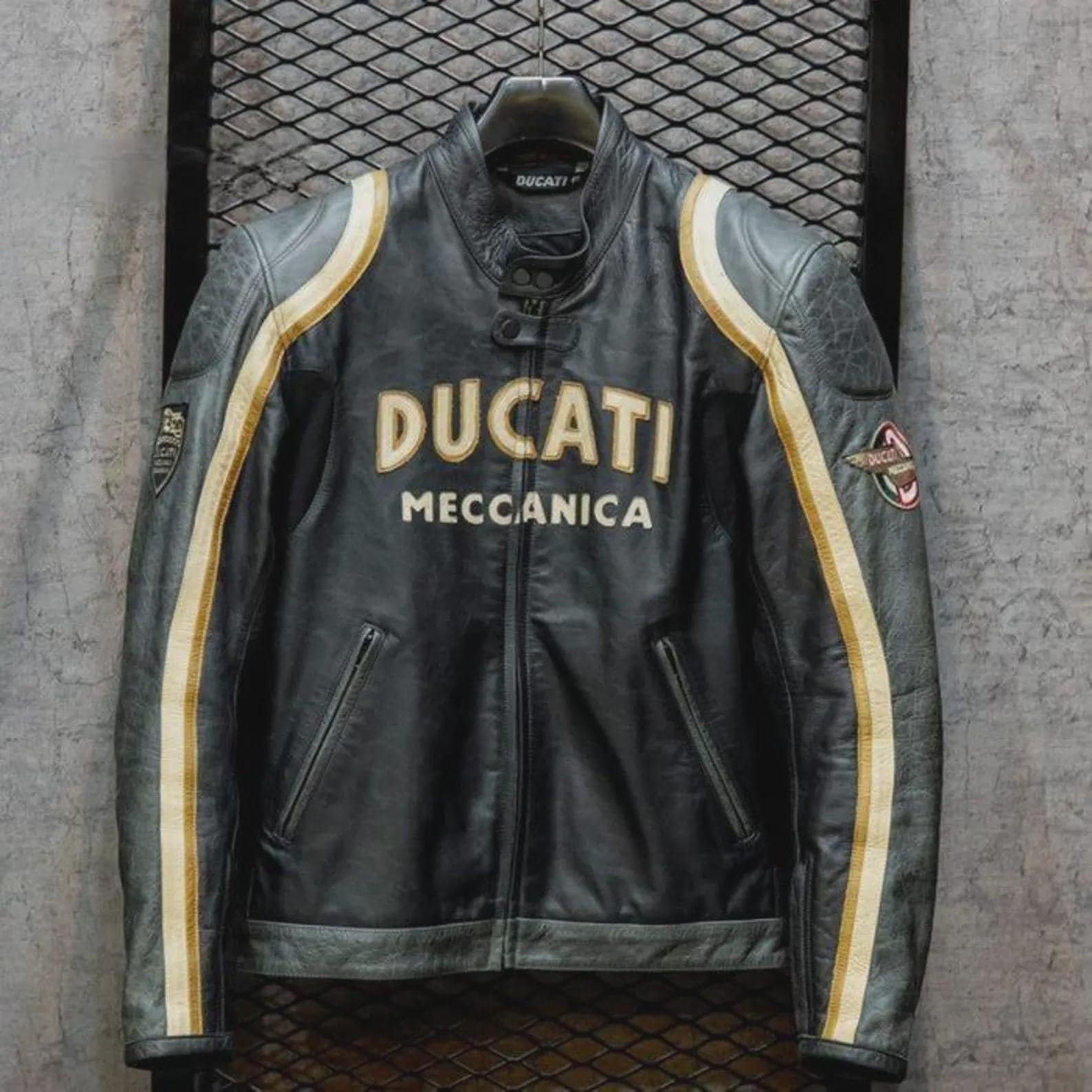 Ducati Meccanica Leather Jacket — Vintage Cowhide