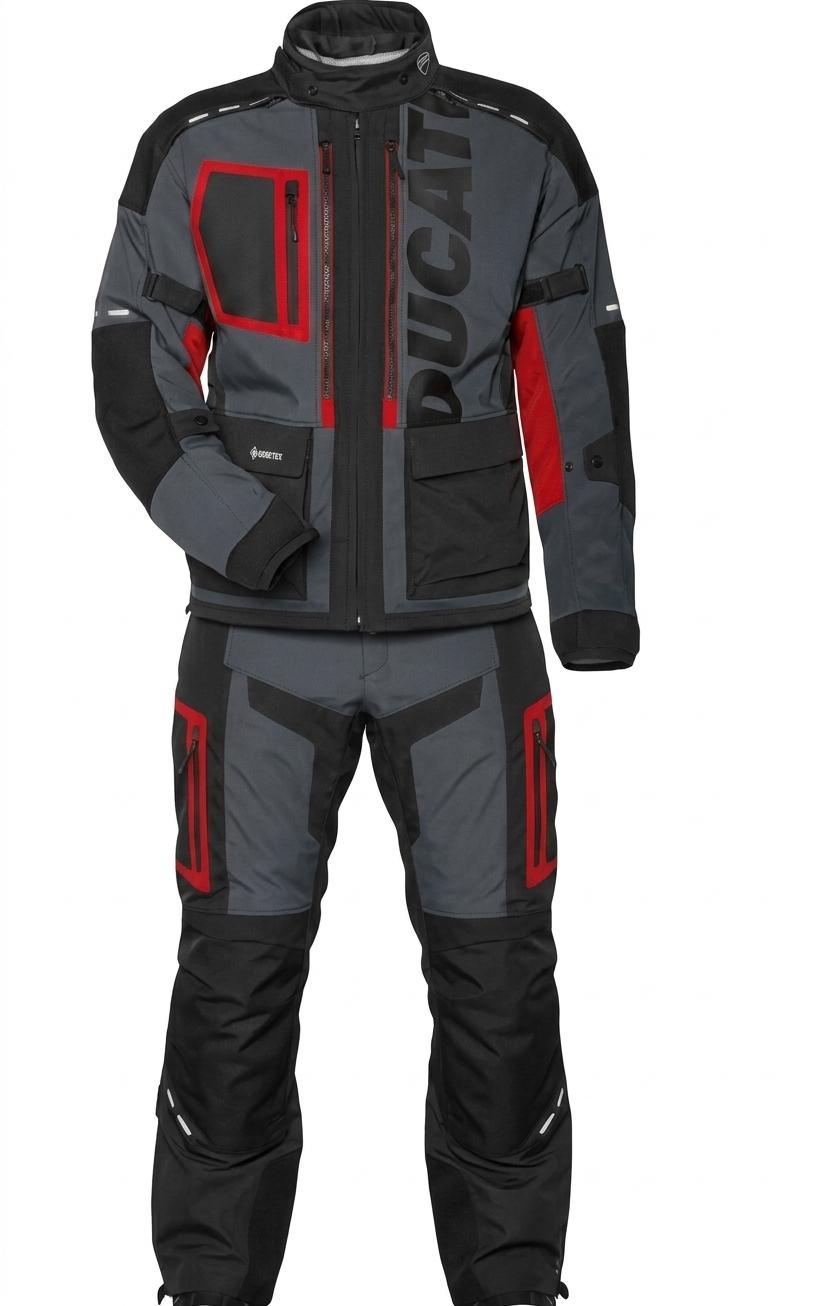 Ducati Textile Motorcycle Suit — CE Armored Waterproof